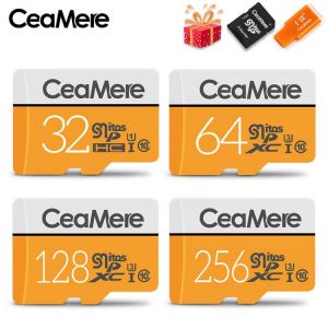 CeaMere Flash Memory Micro TF/SD Card 256GB 128GB 64GB 32GB 16GB 8GB Class10 512GB High Speed For Camera/PC/MP3/DVR