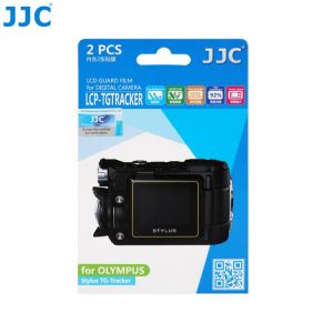 JJC LCP-TGTRACKER LCD Guard Film Screen Protector Camera Display Cover for Olympus Stylus TG-Tracker