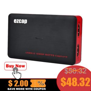 Ezcap 261 1080P 60fps Audio Video Capture Card fr iOS Phone Game HD Camera Recording Box HDMI to USB 3.0 PC Live Streaming Plate