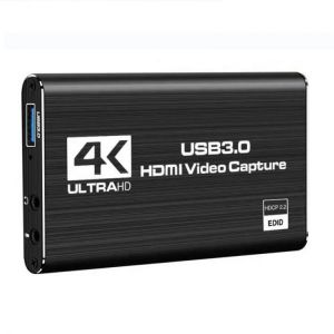 AIXXCO USB3.0 HDMI 4K60Hz Video Capture HDMI to USB Video Capture Card Dongle Game Streaming Live Stream Broadcast with MICinput