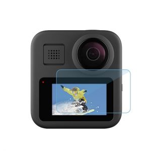 2 PCS PULUZ for GoPro Max LCD Display Screen Protector Tempered Glass Film Protector Protective Film