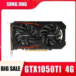 placa de video card Graphics Card GTX1050 TI 4GB 128Bit GDDR5 Original Used Video Cards for nVIDIA VGA Cards Geforce GTX 1050 Ti