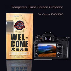 Original 9H Ultra Thin 0.26mm Tempered Glass Screen Protector For Canon EOS 450D 500D LCD Touch Screen Toughened Protective Film