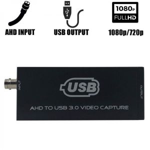 AHD to USB 3.0 Video Capture Card Full HD UVC Playback Card for Live Streaming Support vMix OBS Studio iSpy etc.