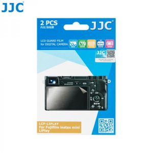 JJC 2PCS HD PET Film Camera Screen Protector Display Cover LCD Guard for FUJIFILM Instax Mini LiPlay Digital Cameras