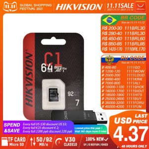 HIKVISION Memory card Class10 8GB 16GB 32GB 64GB 128GB 256gb Max 92M/s MicroSDHC/XC UHS-I TF Micro SD Card #C1