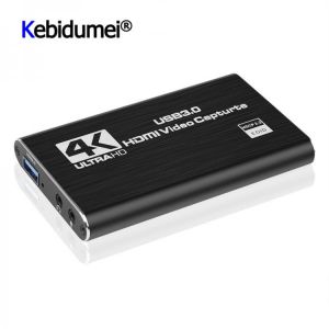 4K Video Capture Card Dongle 1080P 60fps HD HDMI -compatibleTo USB 3.0 Video Recorder Grabber For OBS Capturing Game Live