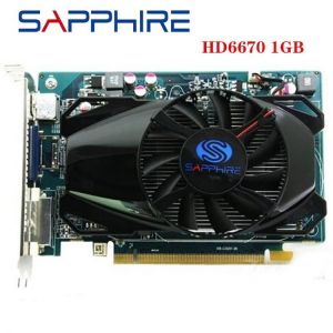 SAPPHIRE HD6670 1GB For AMD Video Card GPU Radeon HD 6670 GDDR3 128bit Graphics Cards PC Computer Game For Video Cards HDMI VGA