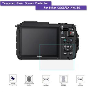 9H Tempered Glass LCD Screen Protector Real Glass Shield Film For Nikon COOLPIX AW130 Camera Accessories