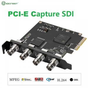 IOCREST 4 channel SDI  input Capture Card