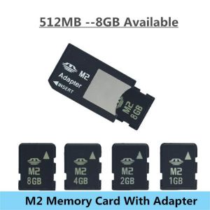 M2 Memory Card 8GB 4GB 2GB 1GB Memory Stick Micro With M2 Adapter MS Stick Pro Duo For Camera Phone