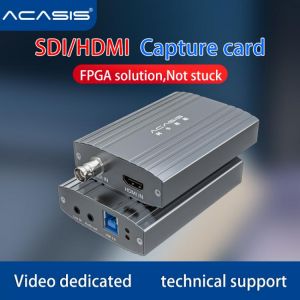Acasis 2 Channel SDI HDMI HD USB3.0 Video Capture Card Switch 1920*1080@60FPS for PS4 Game Live/NS Camera 4K Recording