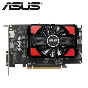 Original ASUS RX 550 4GB Video Card AMD Radeon RX550 4G Graphics Cards GPU PUBG Computer Game Desktop PC Map 570 560 550 VGA DVI