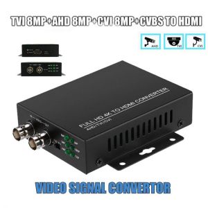 Wsdcam TVI to HDMI Converter Full HD 4K Video Converter 1080p/720p/4K/8MP/5MP/4MP/3MP BNC to HDMI (TVI+CVBS+CVI 4MP+AHD 5MP)