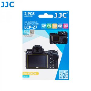JJC 2PCS/LOT LCP-Z7 LCD Guard Film Screen Protector  PET Cover for NIKON Z5 Z6, Z7 Camera Screen Protection
