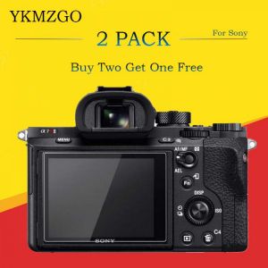 2 Pack 9H Tempered Glass LCD Screen Protector for Sony A7M3 A7M2 A6300 A6400 A7R A7 III II A9 / A7 A7S II / A5100 A6500 / A6000