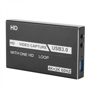4K/60Hz HDMI-Compatible to USB 3.0 Video Capture Card Live Video Capture Card HD-MI HD Capturing Box for OBS Capturing Game Live