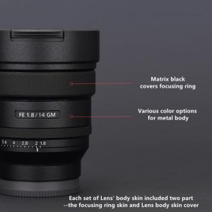 FE 14mm F1.8 GM Lens Premium Decal Skin For Sony FE14mm F1.8GM / FE14mmF1.8GM Lens Protector Wrap Cover Sticker ( SEL14F18GM )