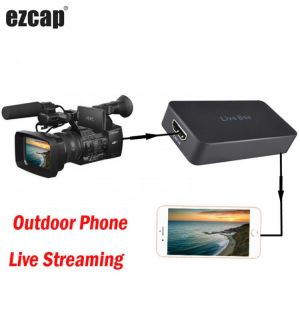 Mobile Phone Live Streaming Box Game Recording Plate HDMI USB 2.0 Video Capture Card for IPhone IOS OTG Android PS4 XBOX Camera
