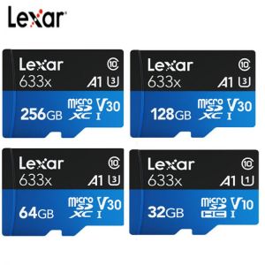 Lexar 633X 95mb/s Micro SD card 256GB 128GB 64GB 32GB SDXC SDHC Memory Card Uhs-1 For Drone Gopro Sport Camcorder New Original