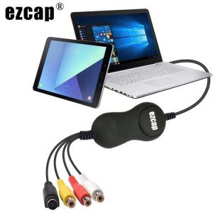 EZCAP 159 Audio Grabber Capture Analog Video from VHS,Camcorder,Game box to digital file FOR Windows 10/8/7 win10 MAC OS 64 Bit