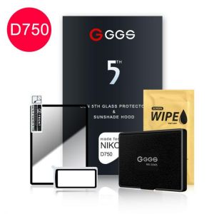 GGS Fifth Generation for NIKON D750 D780 LARMOR screen camera film protection screen  Metal frame embedded optical glass