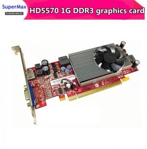 Original graphics card for Lenovo desktop HD5570 1G 128bit DDR3 MSI V215, REV: 5.1. VGA HD-MI full height bezel free shipping