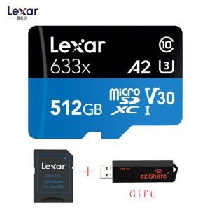 2021 Original Lexar 95mb/s 633x Micro sd card 512GB  256GB 128GB Memory Card Uhs-1 For Drone Gopro Dji Sport Camcorder Cellphone