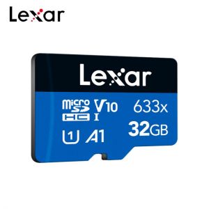 100% Original Lexar Memory Card 633x High Speed 95MB/s 32GB A1 Class 10 UHS-I 64GB 128GB Micro SD Card V30 U3 TF Card