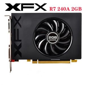 Used XFX Radeon R7 240A 2GB Video Cards GPU For AMD Radeon R7240A GDDR5 128bit Graphics Screen Cards Desktop Computer