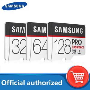 100% Original SAMSUNG TF card MicroSD PRO Endurance 32G 100MB/s 128GB SDXC SDHC C10 TF Card UHS-I 64GB Flash Memory Card