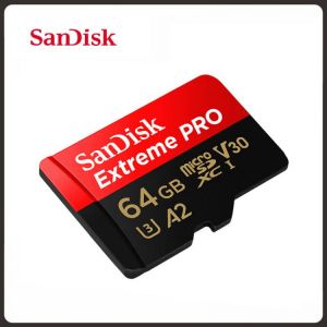 SanDisk Extreme Pro Micro SD Card 256GB 512GB Flash Memory Card Up to 170MB/s 64GB 128GB Class10 U3 V30 A2 cartao de memoria