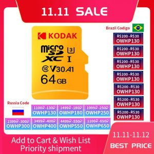 Original Kodak 512GB Micro SD Card Class 10 16G 32G 64GB U3 4K High Speed Cartao De Memoria Flash Memory TF128gb Mecard C10 1TB