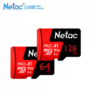 Netac P500 Pro 64GB Micro SD Card 128GB TF Card U3 V30 Computer Video Card Up to 100MB/s 256GB Memory Card For Smartphone Drone