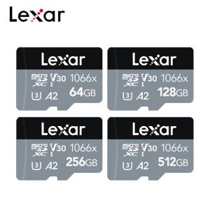 Original Lexar Professional Micro SD Card 1066x 64GB 128GB 256GB 512GB Flash Card V30 A2 Class 10 SDXC Max 160MB/s For Camera