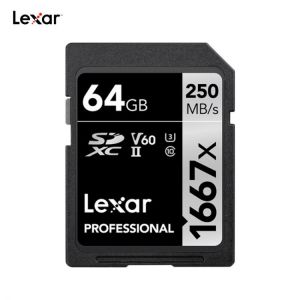 Lexar SD Card 1667x 128GB UHS-II U3 SDHC SDXC 32GB Memory Card 16GB 64GB Carte SD 150MB/s Class10 cartao de memori