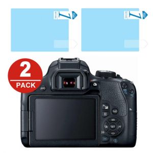 2x LCD Screen Protector Protection for Canon Rebel T3i T4i T5i T6i T6s T7i T5 T6 T7 SL1 SL2 EOS Kiss X7i X8i X9i X9 X70 X80 X90
