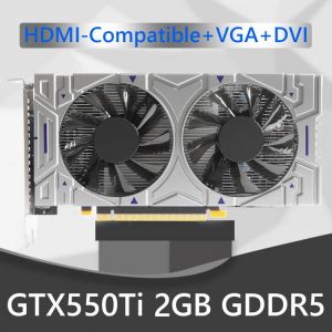 GTX550Ti 128bit GDDR5 NVIDIA Computer Graphic Card with Dual Cooling Fan Desktop Pci-e 2.0 HDMI-Compatible Gaming Video Cards