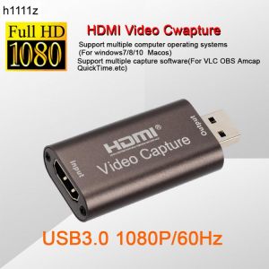 4K USB3.0 USB2.0 Audio Video Capture Card HDMI To USB 3.0 2.0 Acquisition Card Live Streaming Plate Camera Switch Game Recording
