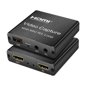 HD 4K Mini Video Capture Card 1080P  USB 2.0 Video Capture Board Game Record For Live Streaming Video Recording