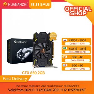 HUANANZHI GTX 650 2GB Brand graphics card HDMI-Compatibl DVI VGA Video Cards for NVIDIA Geforce