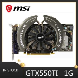 MSI Placa Video Card GTX 550TI 1G 192Bit GDDR5 Graphics Cards for nVIDIA Geforce GTX660 VGA Cards Geforce Game Computer GTX750Ti