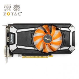 Original ZOTAC GeForce GTX 750Ti-1GD5 Graphics Card Thunder HA For NVIDIA GTX750 GT700 1GD5 1G Video Cards 6000MHz GDDR5 Used