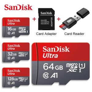SanDisk Micro SD Card Class10 TF Card 16GB 32GB 64GB 100% Original 128GB 256GB Max 120Mb/s memory card for smartphone and tablet