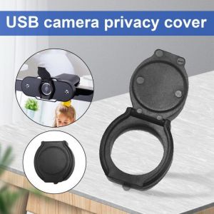USB Webcam Cover Universal Anti-spy Ultra-thin Webcam Privacy Shutter Computer Camera Lens Cap for Laptop