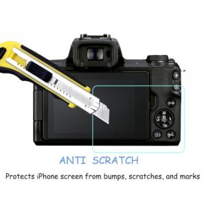 2PCS 2.5D Tempered Glass For Canon EOS M50 Mark II 2 Camera Screen Protector Film M50 MarkII 9H Anti-Scratch Water-proof Glass