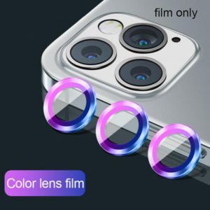 3D Full Cover Camera Lens Screen Protector Case for IPhone 12 Pro Max Mini 11 Camera Protective Glass Protection Metal Ring