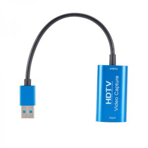 4K HDMI-Compatible Video Capture Card USB 3.0 1080P Game Capture Card Grabber Record Box for Live Streaming for PS4 HD Camera