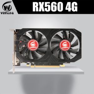 VEINIDA Original RX 560 4GB Graphics Cards 4GB Video Desktop Game Map Video card for AMD Radeon card  R7350 2GB