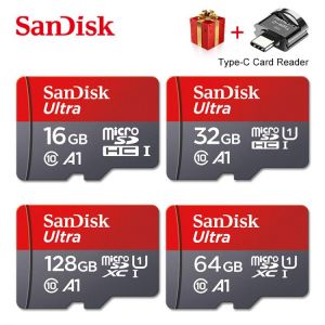 SanDisk A1 Memory Card 16GB 32gb 64GB 128GB Micro sd card Class10 UHS-1TB flash card Memory Microsd TF/SD Card Type-C adapter
